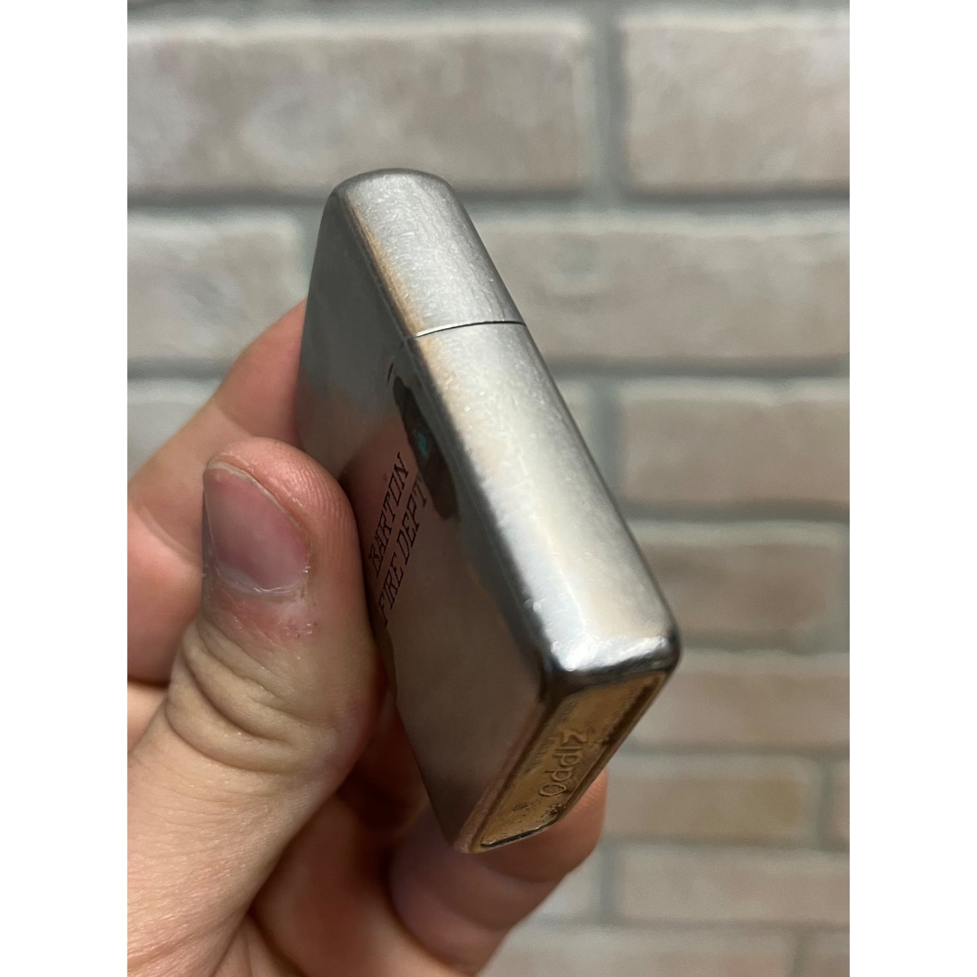 Vintage Barton Wisconsin Fire Department ZIPPO Lighter 1957