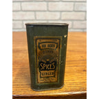 Vintage 1900s Early Spice Tin Van Odgen Advertising Ginger