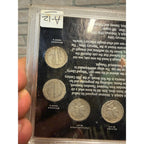 The Legend of the Silver Mercury Dime Display Set 90% Silver Coins