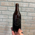 Vintage Campbellsport Bottling Works Amber Brown Beer Bottle Wisconsin WI Wis
