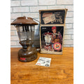 Vintage Coleman 275-710 Brown Double Mantle Lantern Original Box Paperwork USA