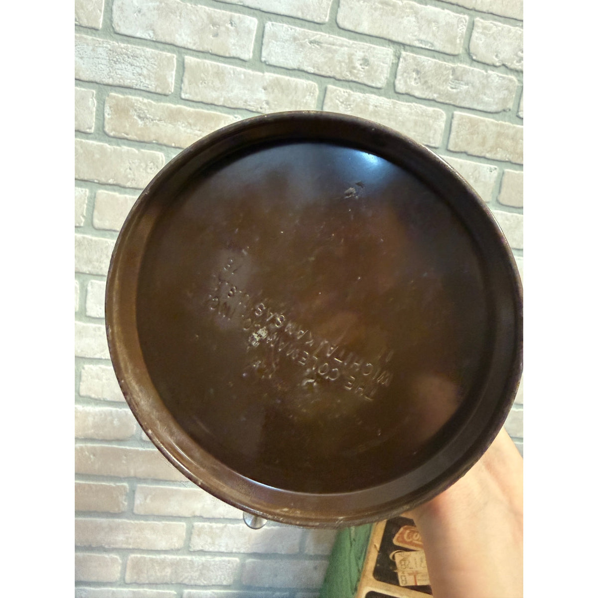 Vintage Coleman 275-710 Brown Double Mantle Lantern Original Box Paperwork USA