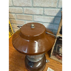 Vintage Coleman 275-710 Brown Double Mantle Lantern Original Box Paperwork USA