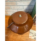 Vintage Coleman 275-710 Brown Double Mantle Lantern Original Box Paperwork USA