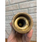 Antique Vintage W.D. Allen Solid Brass Short Hose 4.5" Nozzle Spray Nozzle 7171L