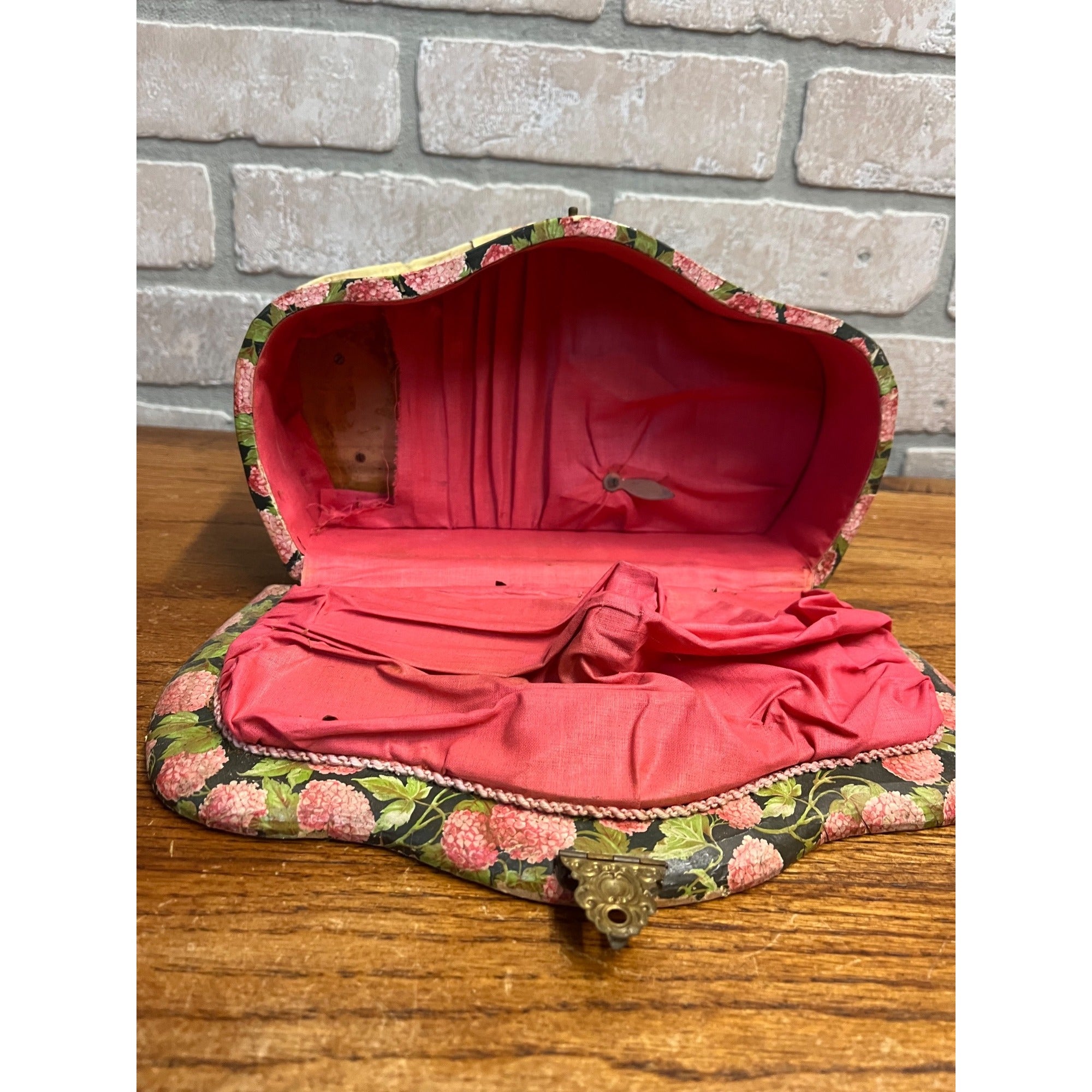 Vintage Antique Victorian Celluloid Vanity Dresser Trinket Box