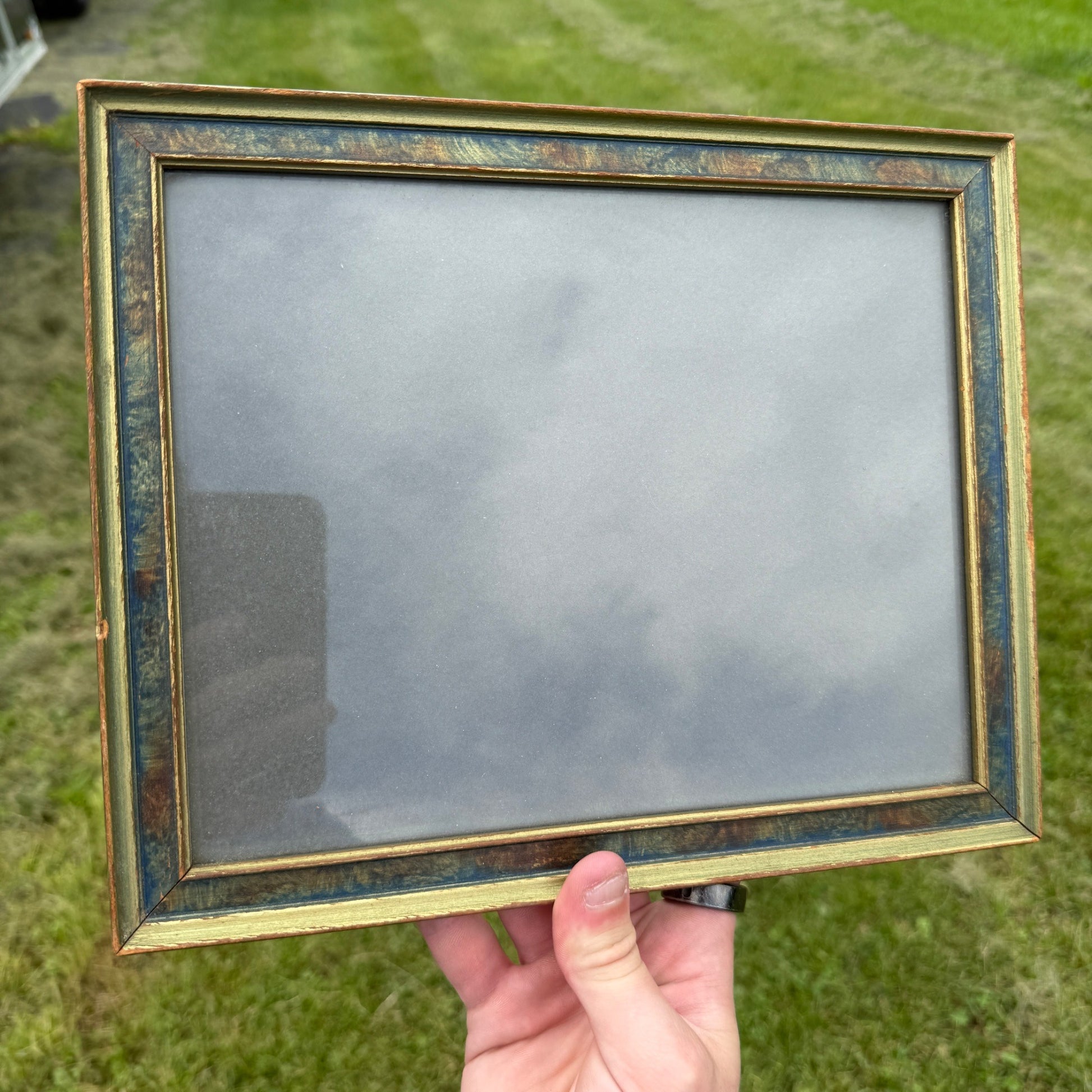 Vintage Mid Century Multicolor Frame 9-1/2" x 7-1/2"