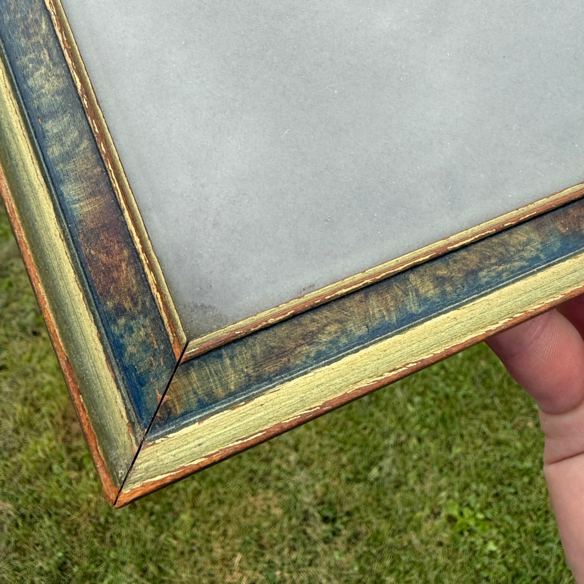 Vintage Mid Century Multicolor Frame 9-1/2" x 7-1/2"
