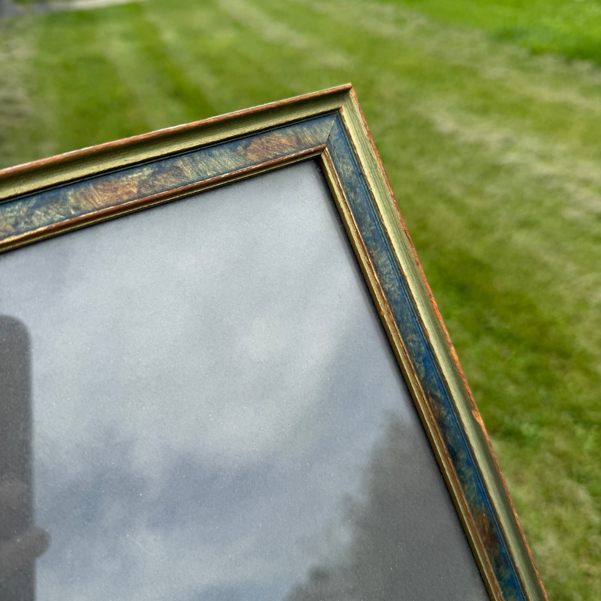 Vintage Mid Century Multicolor Frame 9-1/2" x 7-1/2"