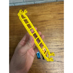 Vintage 1974 Fisher Price Construction Adventure People Action Figures Toys w/ Ladder