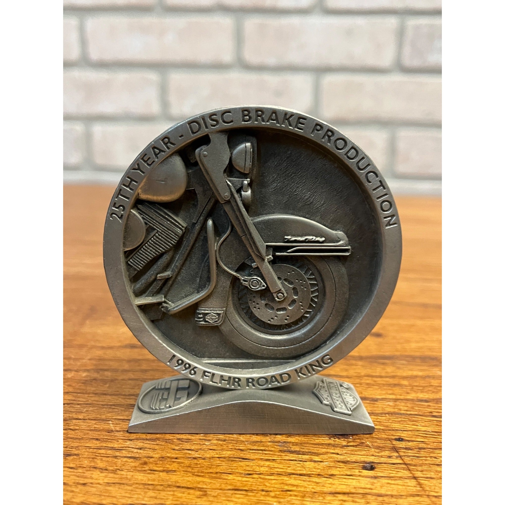 Harley Davidson Pewter Limited Edition of 500 25th Year Disc Brake FLHR FLH Rare