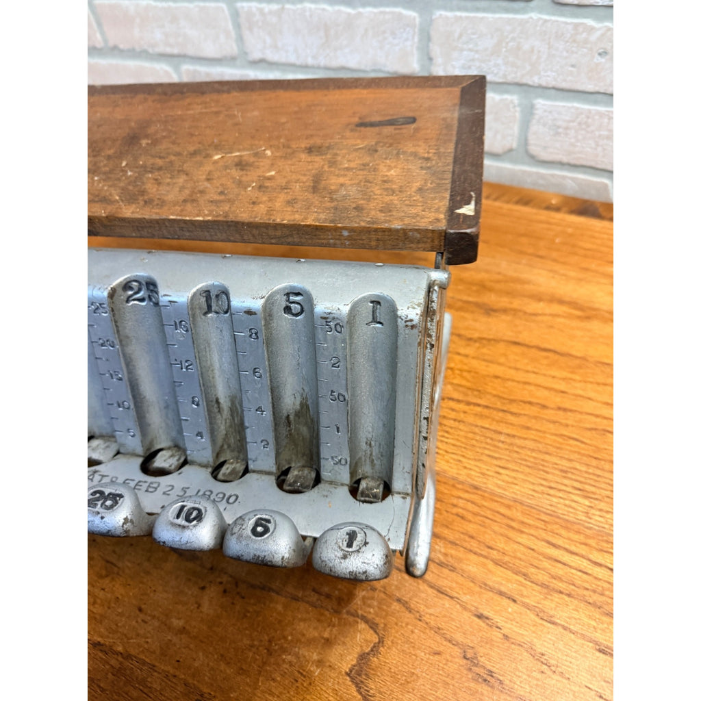 Antique 1890s Staats Money Changer Bank Machine Equipment