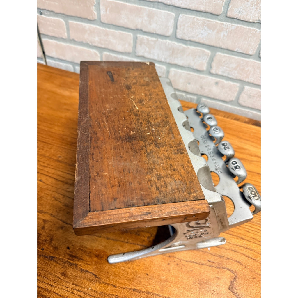Antique 1890s Staats Money Changer Bank Machine Equipment