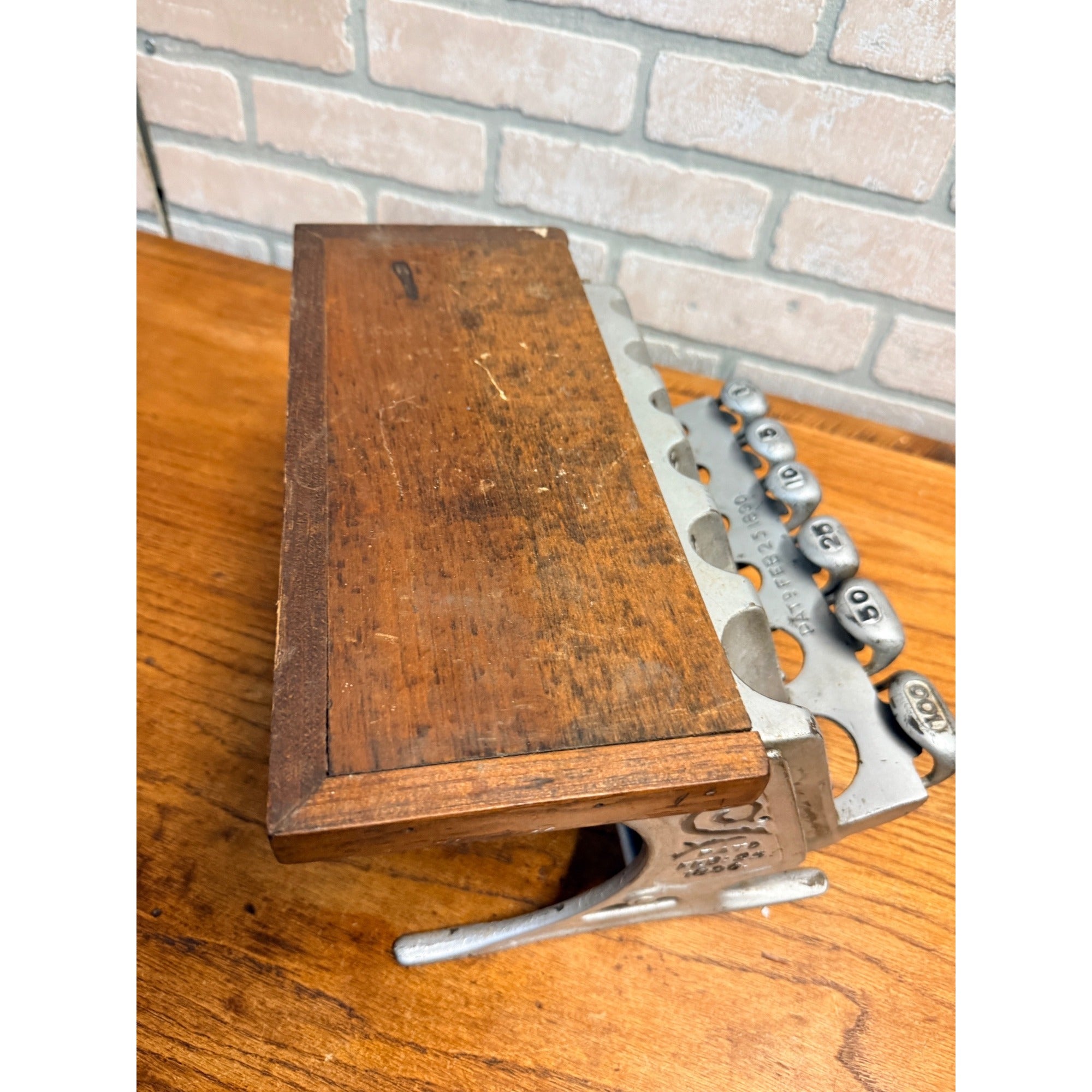 Antique 1890s Staats Money Changer Bank Machine Equipment
