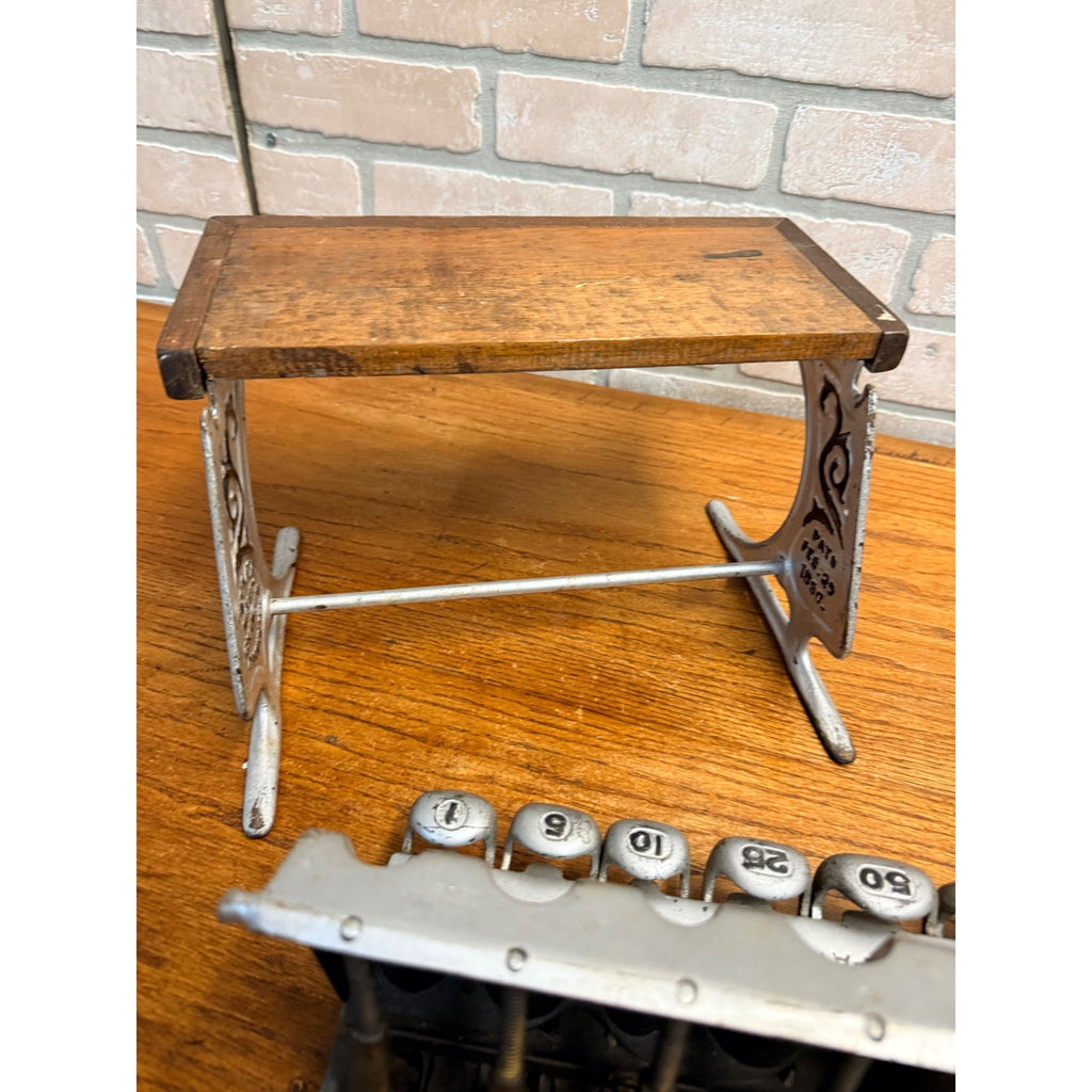 Antique 1890s Staats Money Changer Bank Machine Equipment