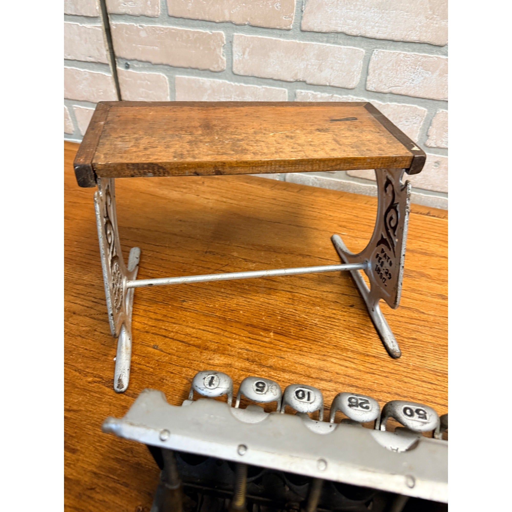 Antique 1890s Staats Money Changer Bank Machine Equipment