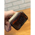 RARE Vintage Rensselaer Indiana Long's Drug Store Amber Glass Medicine Bottle