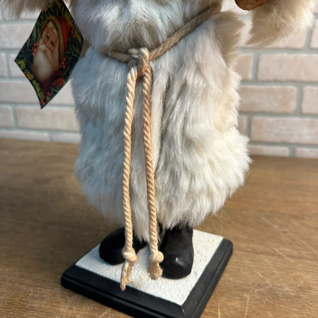 Primitive Santa Claus 23" Illuminated Figure by Joyce Cressi From a Simpler Time