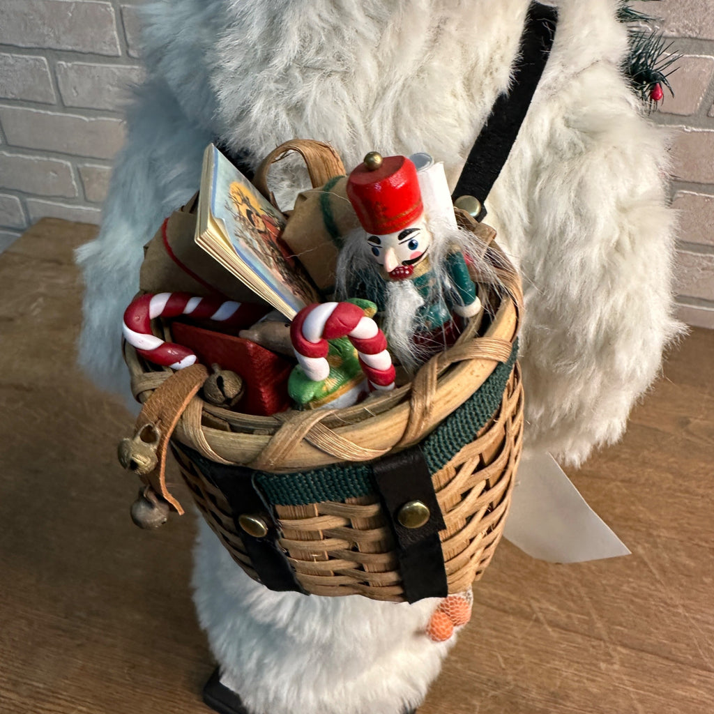 Primitive Santa Claus 23" Illuminated Figure by Joyce Cressi From a Simpler Time