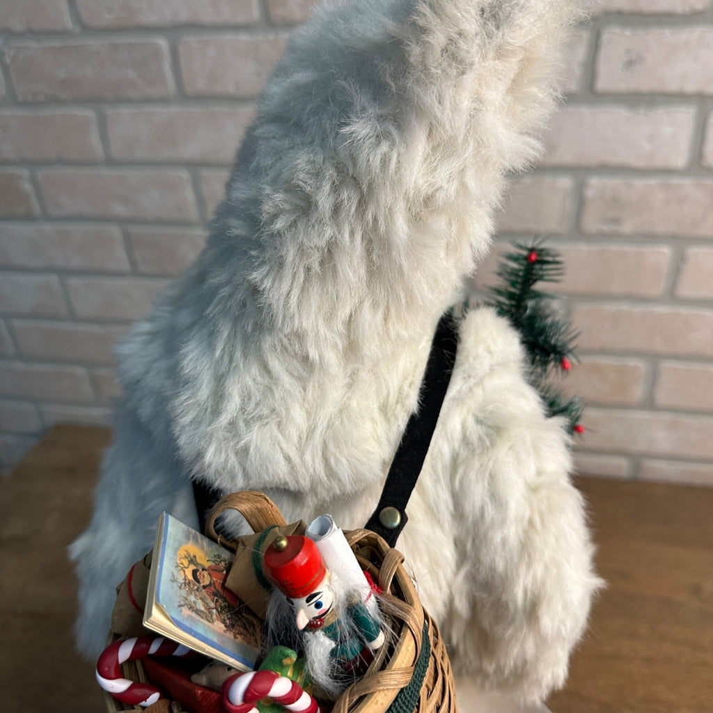 Primitive Santa Claus 23" Illuminated Figure by Joyce Cressi From a Simpler Time