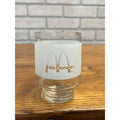 Vintage Frosted McDonald's Promotional Juice Glass Circa 1980 Fast Food Collectible