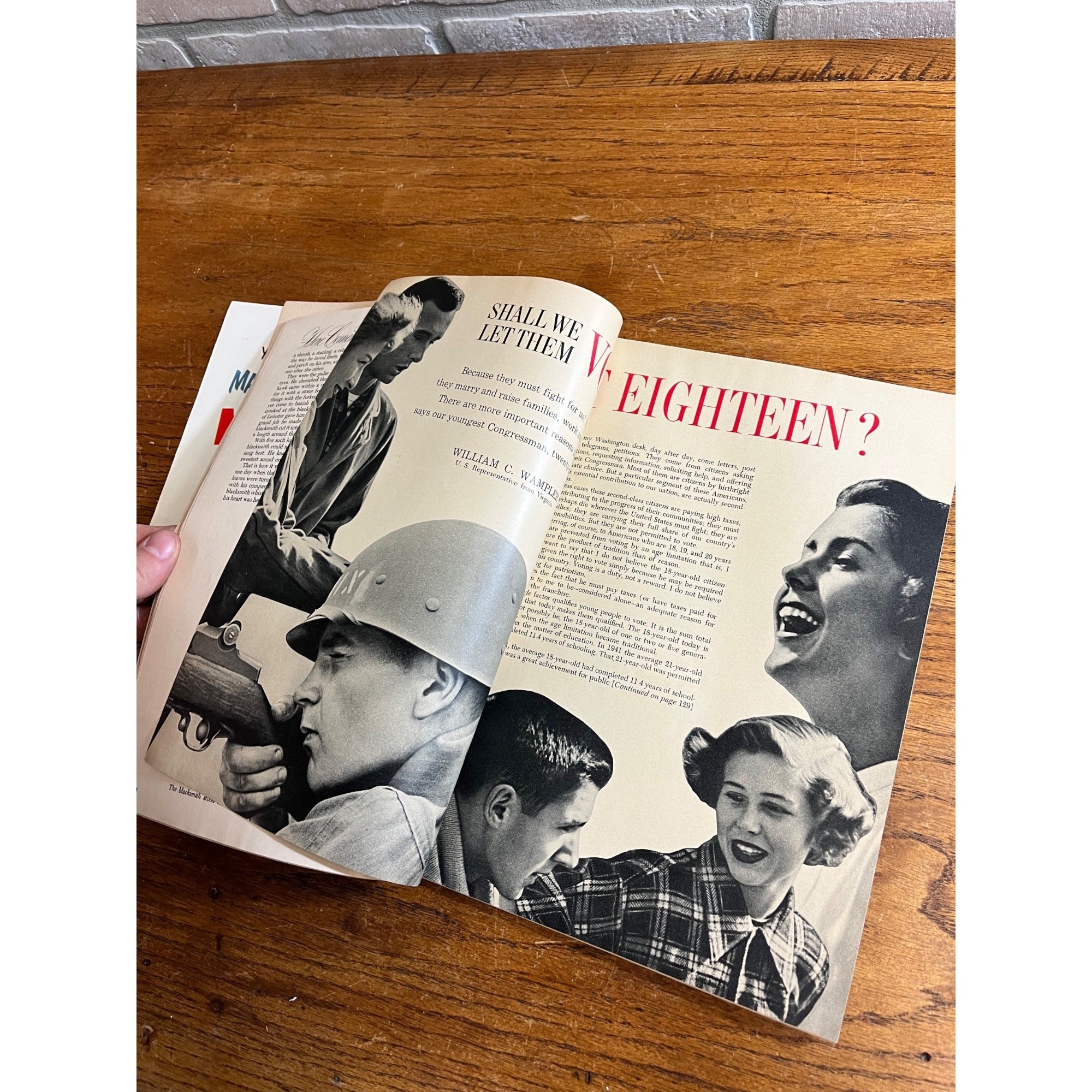 Vintage Woman’s Day Magazine 1953 December Christmas Ads, Cookie Recipes