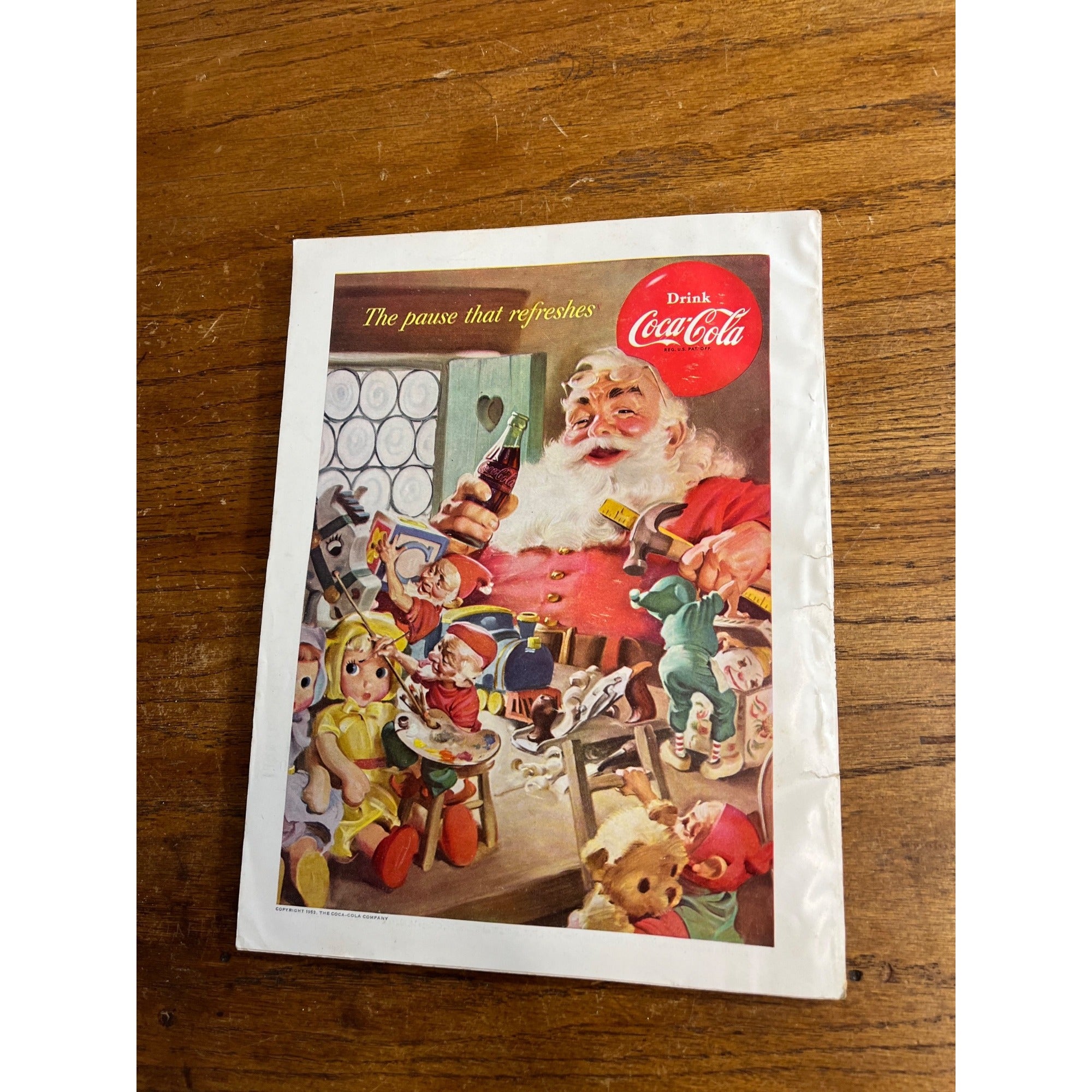 Vintage Woman’s Day Magazine 1953 December Christmas Ads, Cookie Recipes