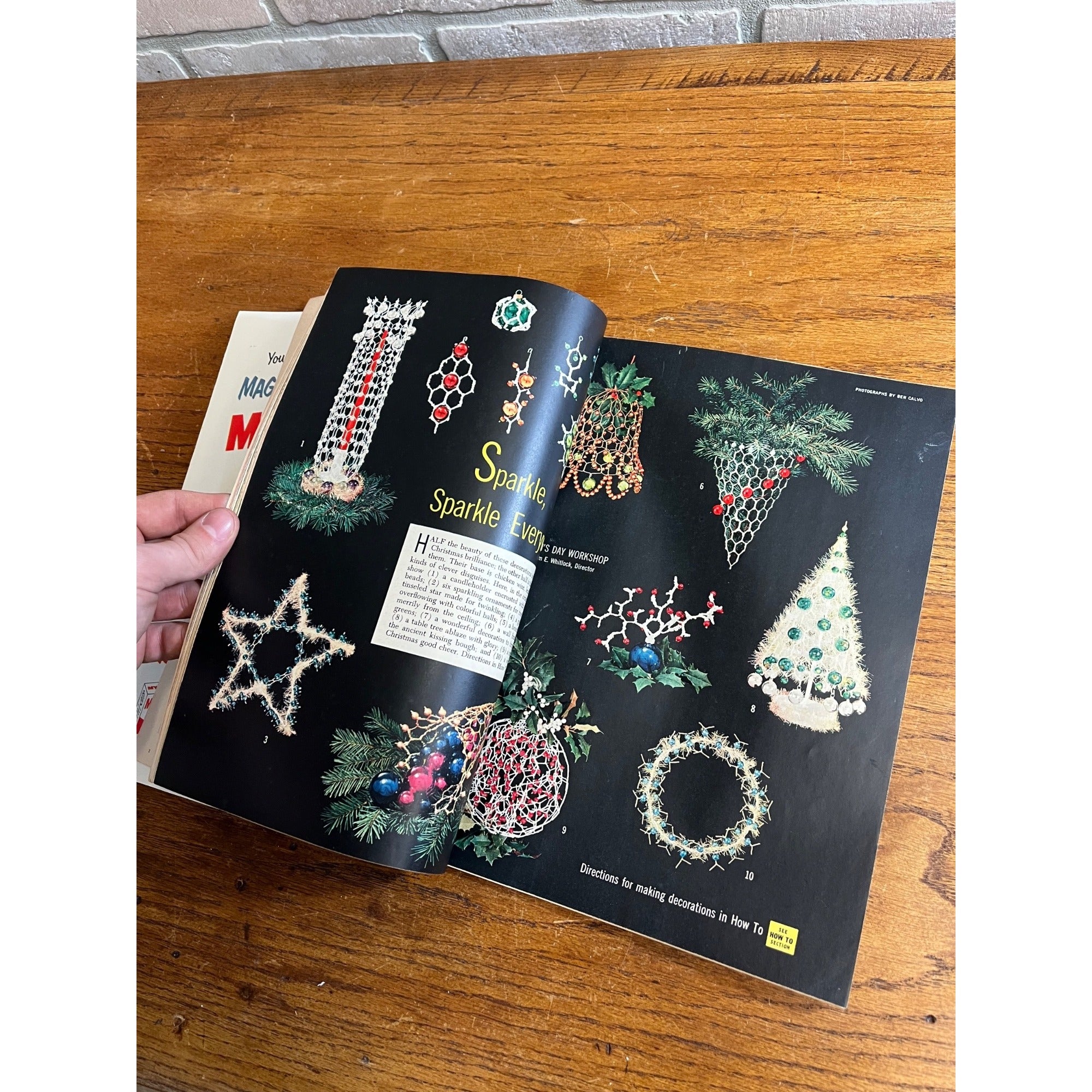 Vintage Woman’s Day Magazine 1953 December Christmas Ads, Cookie Recipes