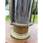 Antique Industrial Brass Nautical Ship's Lantern Wall Sconce CMW Co.