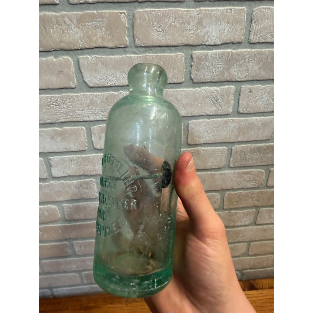 Vintage Union Bottling Works Henry Blenker Beer Bottle Milwaukee Wis Blob Hutch