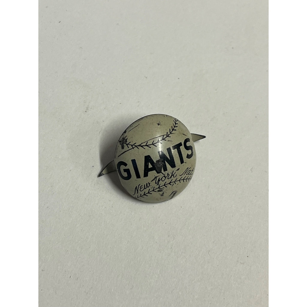 1930s National League New York Giants baseball MLB Button Pin back Tab