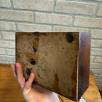 Vintage Wooden Dresser Jewelry Trinket Box Chest w/Mother of Pearl Inlaid