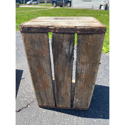 Vintage 1950s Pepsi Cola Soda Wooden Bottle Crate Case Wood Advertising