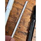Vintage Lot (2) Oral Glass Tubes American Hospital Supply Tomac & Taylor Bond w/ Cases