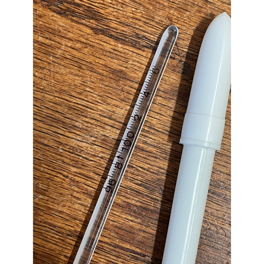 Vintage Lot (2) Oral Glass Tubes American Hospital Supply Tomac & Taylor Bond w/ Cases
