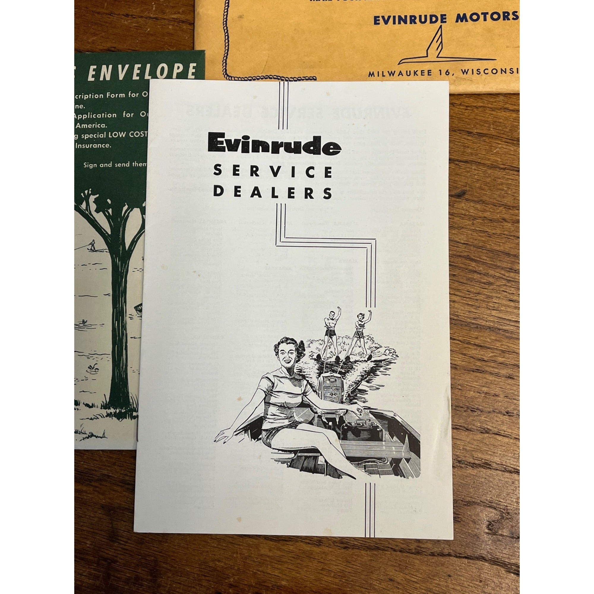Vintage Evinrude Fleetwin 7.5 Aquasonic Engine Owner's Manual Model