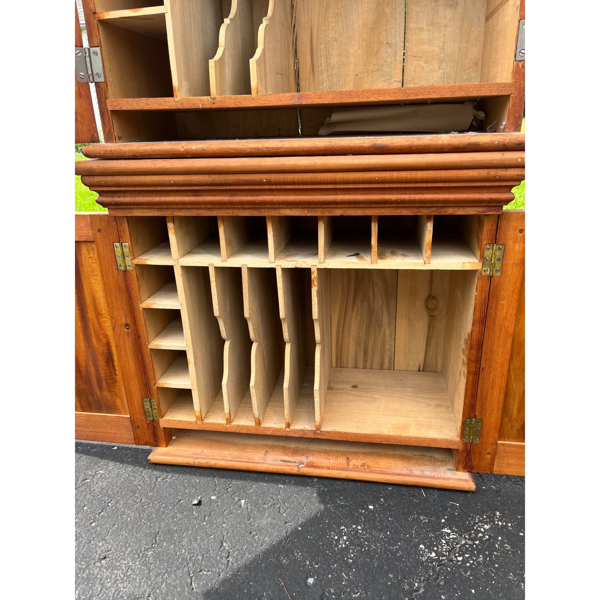 Antique Locking Stackable File Cabinets w/ Keys Industrial