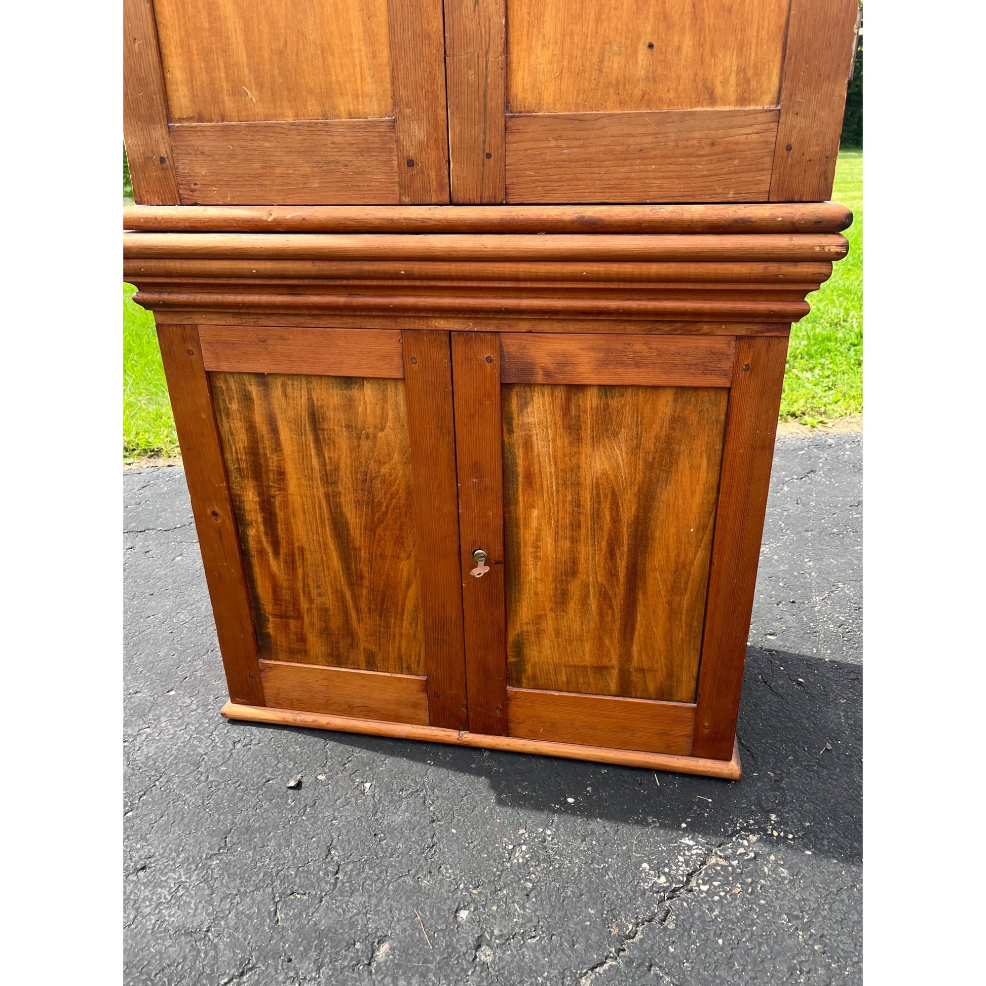 Antique Locking Stackable File Cabinets w/ Keys Industrial