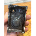 Vintage Foo Dog Asian Miniature Censer Incense Burner Cast Spelter Pot Metal