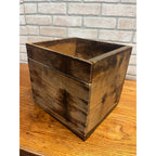 Vintage 1920s Sears Roebuck Co. Tin Grease Oil Can in Original Wood Crate