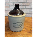 Antique Steuben County Wine Chicago IL Advertising 2 Gallon Stoneware Crock Jug