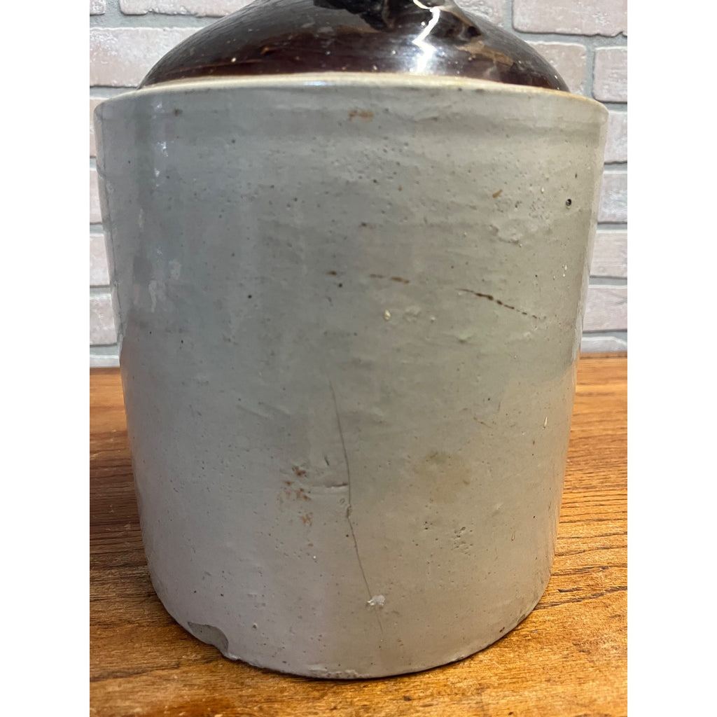 Antique Steuben County Wine Chicago IL Advertising 2 Gallon Stoneware Crock Jug
