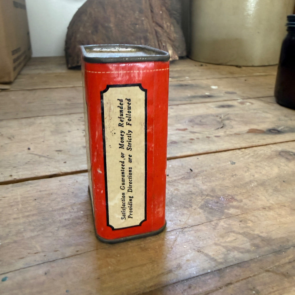 Vintage KRO Rat Poison Advertising Tin Red Squill Powder Springfield Ohio