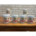 Vintage Raid Bug Spray Killer Promo Mugs West Bend Thermo-Serv Advertising