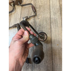 Antique Lot of (5) Angle Brace Drills Hand Crank Wooden Tool Wall Decor Lot