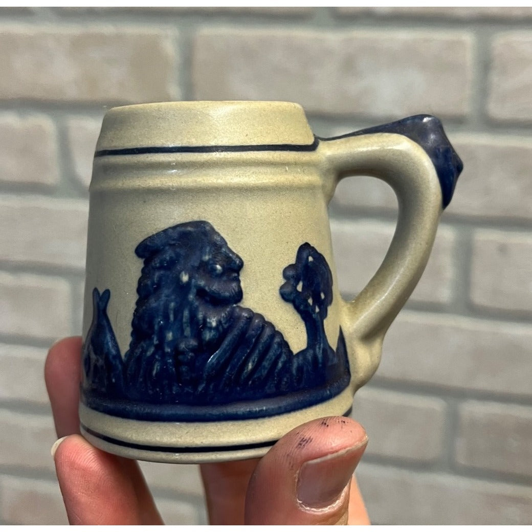 Vintage 1987 Western Stoneware Sleepy Eye Flour Minnesota Mug Stein 2.5"