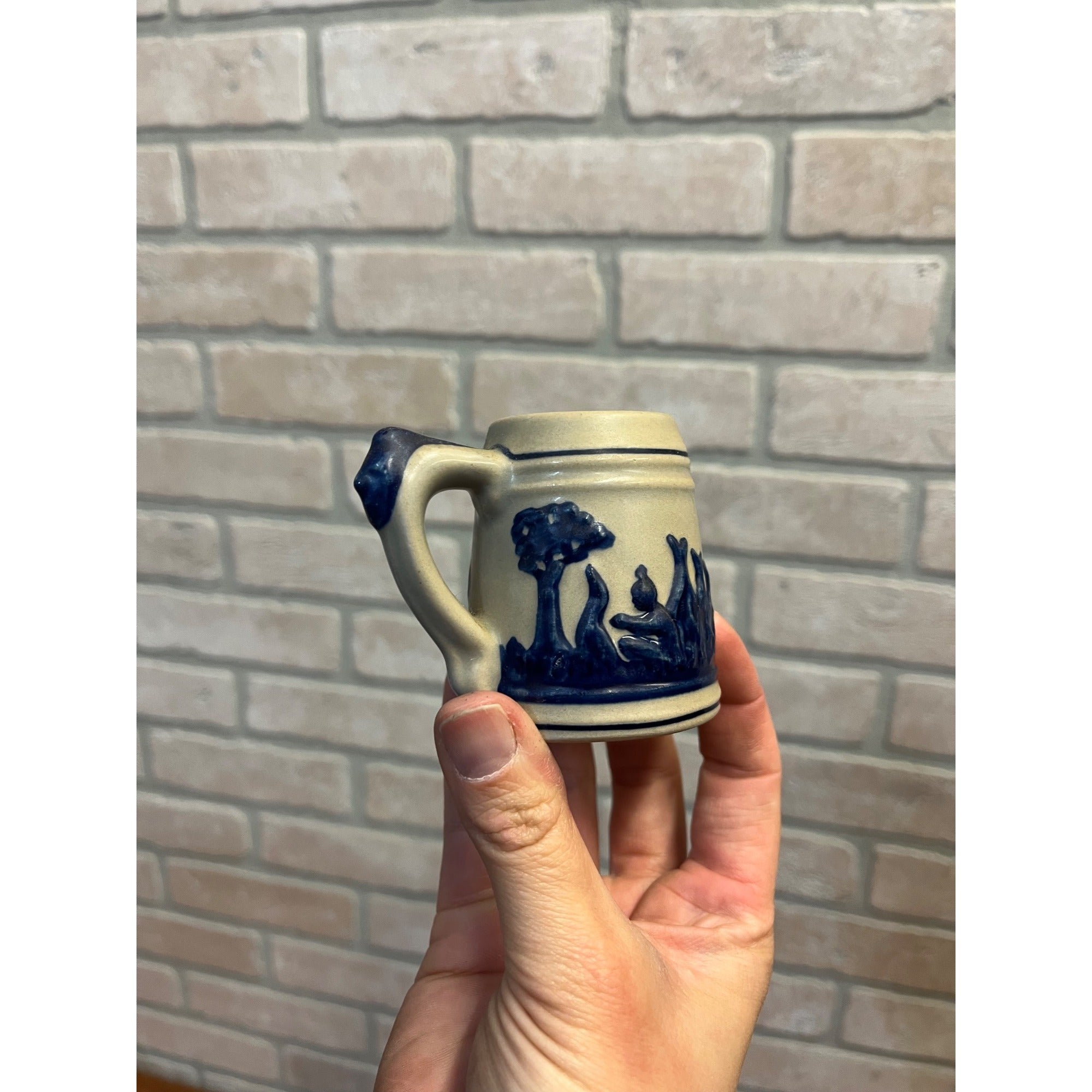 Vintage 1987 Western Stoneware Sleepy Eye Flour Minnesota Mug Stein 2.5"