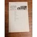 Vintage 1920s Polish Embalming Undertaker Funeral Advertising Pad Chicago Polish