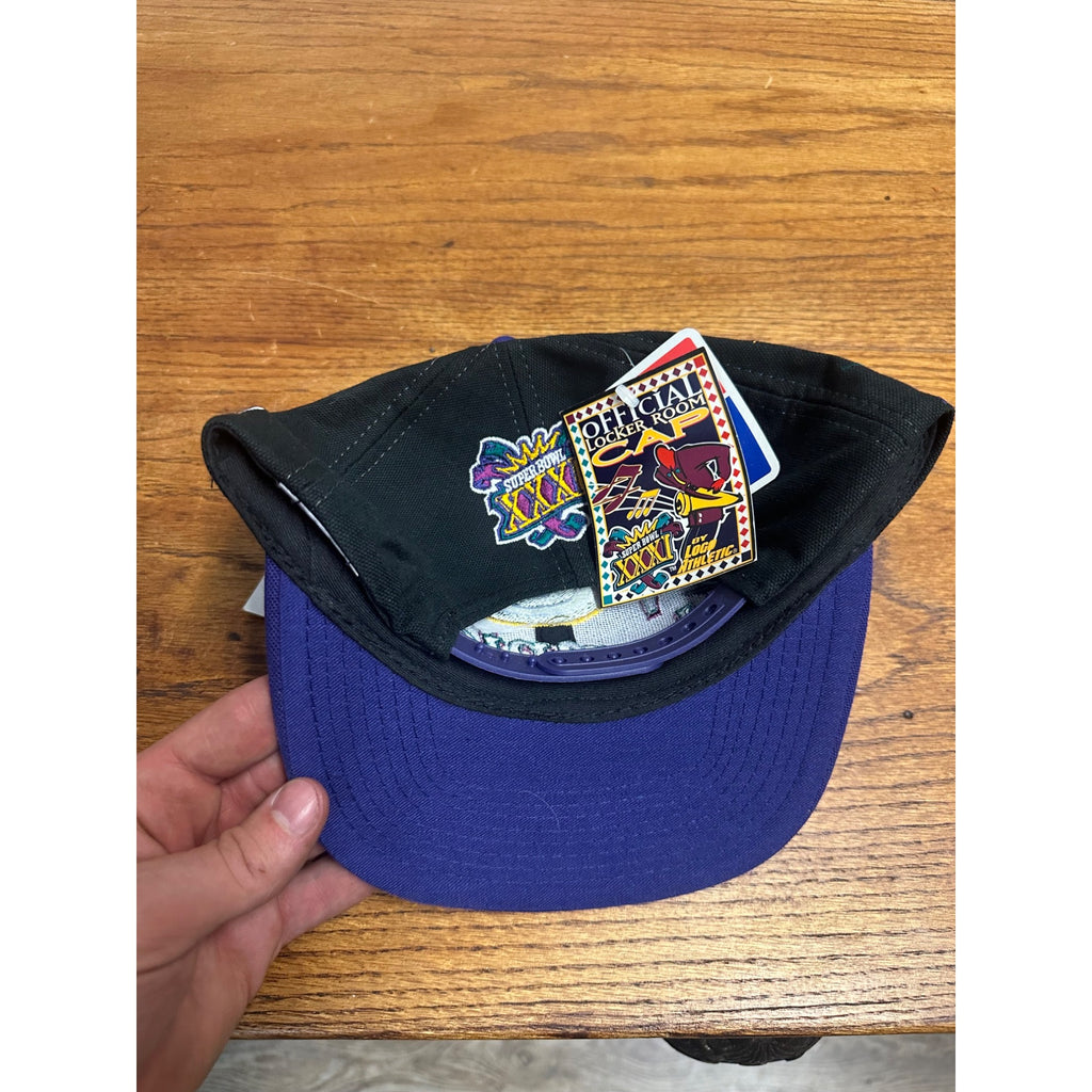 NWT Vintage Green Bay Packers Super Bowl XXXI Champions Logo Athletic Hat Cap