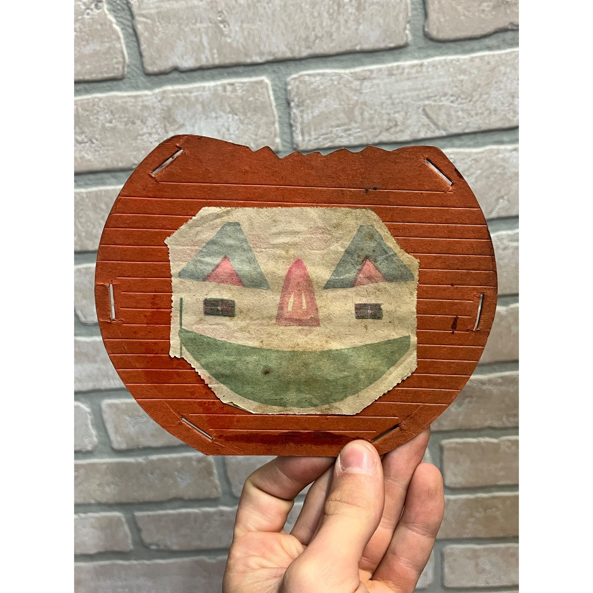 Vintage Jack O Lantern JOL Cardboard Faces for Dolly Toy Co Lantern Diecut